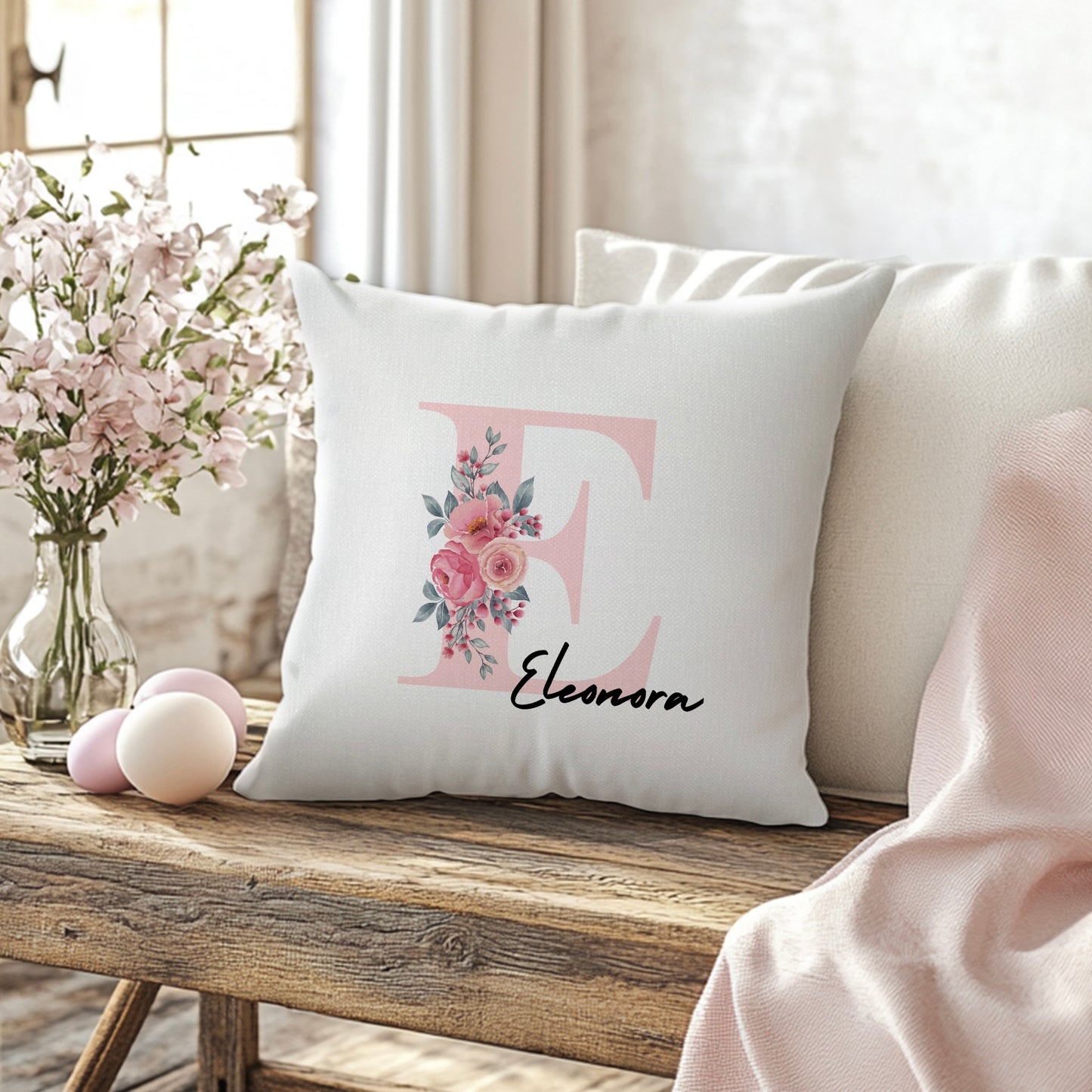 Pink Floral letter