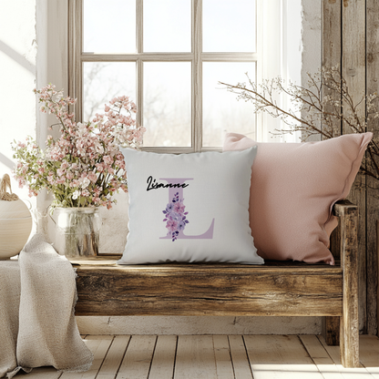 Purple Floral letter
