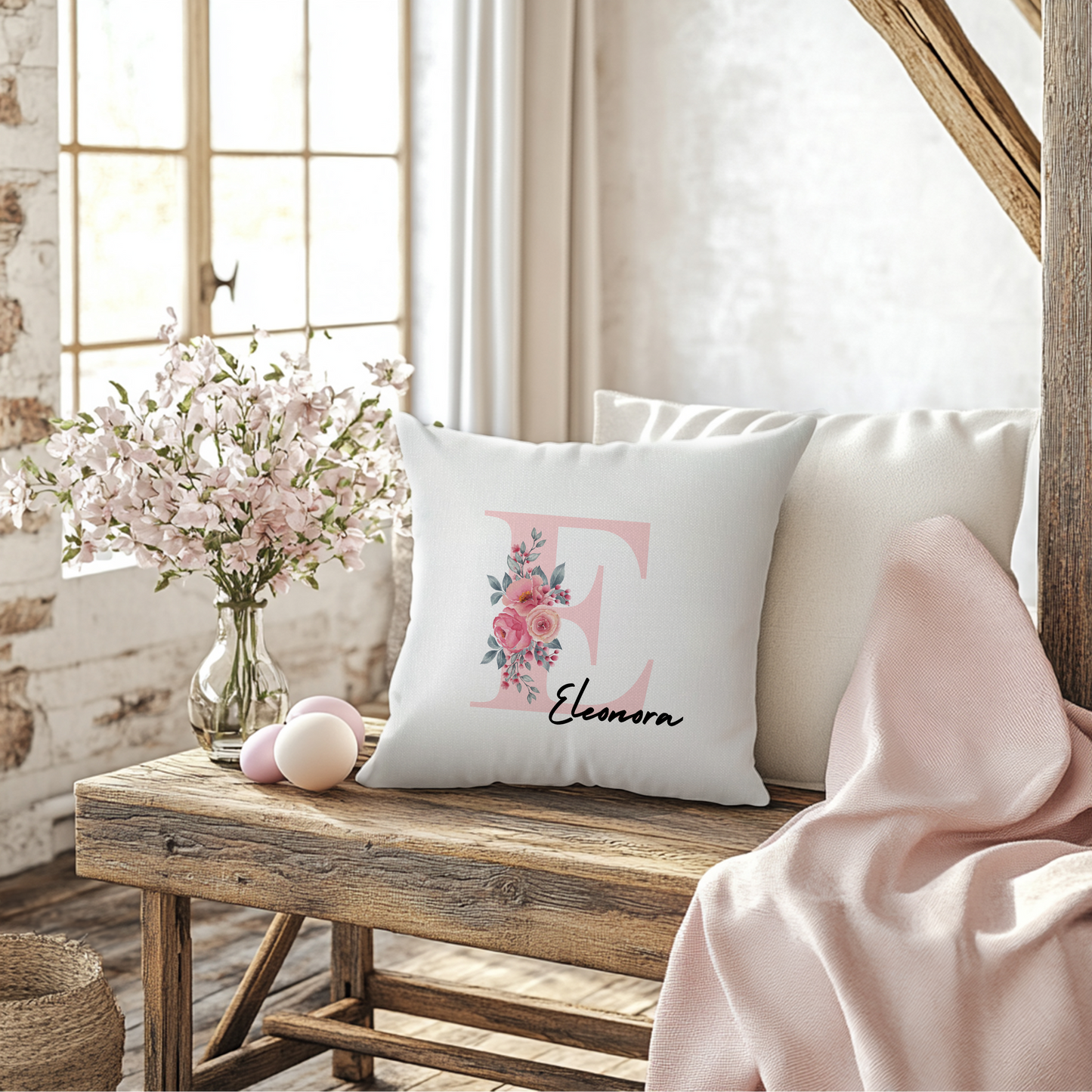Pink Floral letter